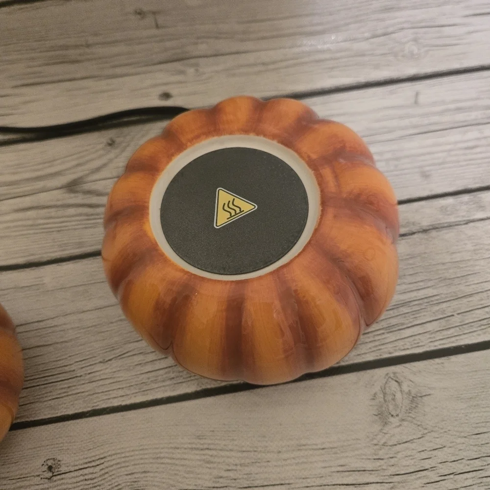 Scentsy Harvest Pumpkins Wax Warmer Fall Autumn Retired 2016 Pre-owned